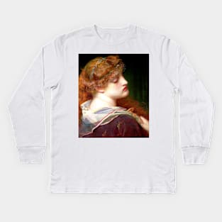 Mary Magdalene - Anthony Frederick Sandys 1862 Kids Long Sleeve T-Shirt